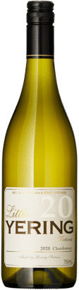 Bottle of Little Yering Chardonnay 750ml, a pale straw-colored Yarra Valley wine