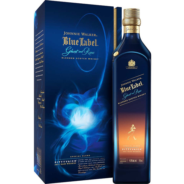 Bottle of Johnnie Walker Blue Label Ghost & Rare Pittyvaich 750ml Scotch whisky