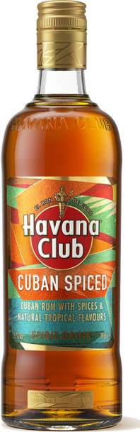 Bottle of Havana Club Cuban Spiced Rum 700ml