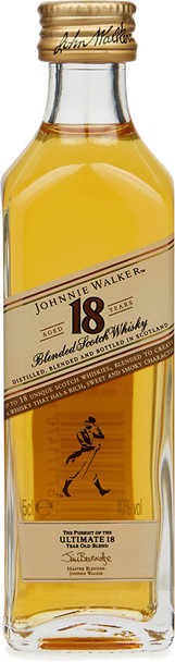 Johnnie Walker 18 Year Scotch Whisky 50ml glass bottle