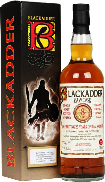 Bottle of Blackadder Raw Cask Balblair 2012 8 Year Old Scotch whisky, 700ml