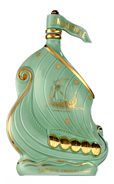 Larsen Viking Ship Jade Green Cognac 700ml