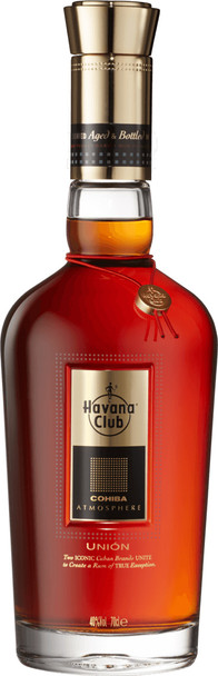 Bottle of Havana Club Unión 700ml Cuban rum, aged blend designed to pair with cigars