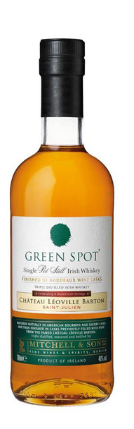 Bottle of Green Spot Leoville Barton 700ml single pot still Irish whiskey