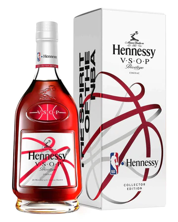 Hennessy VSOP NBA 2021 Limited Edition 700ml Cognac bottle with NBA-themed graphics