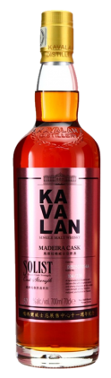 Bottle of Kavalan Solist Madeira Cask 700ml single malt whisky from Taiwan
