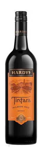 Bottle of Hardys Tintara Shiraz 750ml from McLaren Vale, South Australia