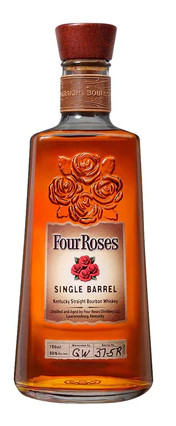 Bottle of Four Roses Single Barrel Bourbon Whiskey 700ml
