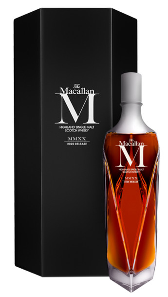 Macallan M 2019 Decanter Single Malt Scotch Whisky 700ml bottle in decorative decanter