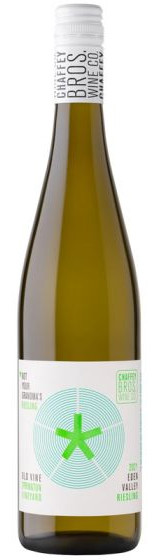 Bottle of Chaffey Bros Eden Valley Riesling 2022, 750ml, from Eden Valley