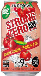 Suntory -196C Strong Zero Acerola Double Alcohol 9% 350ml cans, 4 pack