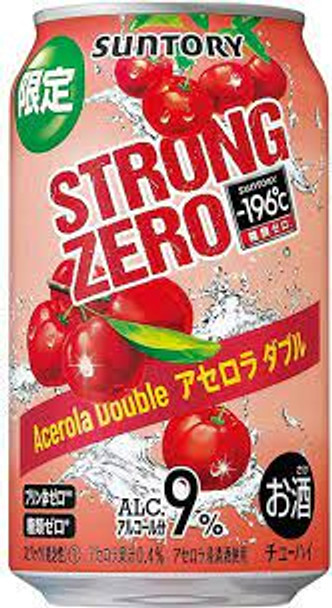 Suntory -196C Strong Zero Acerola Double Alcohol 9% 350ml  x 24 - BBD MAR 2023