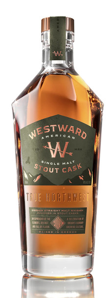 Bottle of Westward Stout Cask American Single Malt Whiskey 700ml