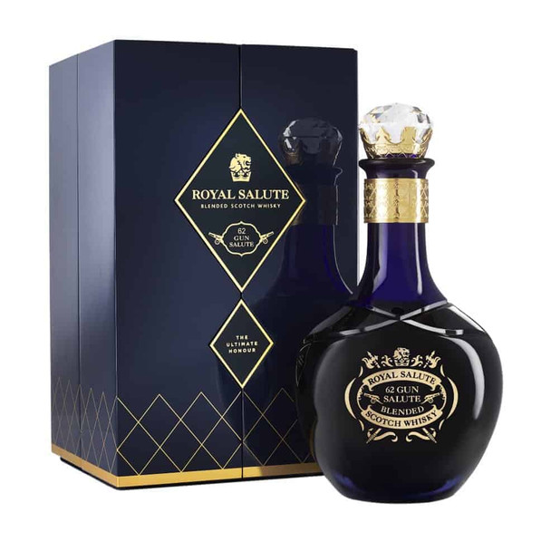 Bottle of Royal Salute 62 Gun Salute Blended Scotch Whisky, 1000ml