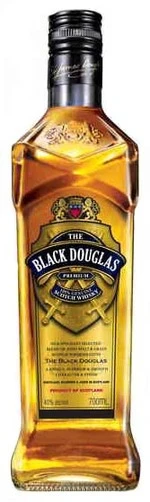 Bottle of Black Douglas blended Scotch whisky