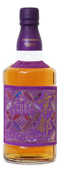 Bottle of Kyoto Whisky Nishijin Ori Murasaki 700ml Japanese whisky