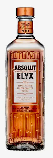 Bottle of Absolut Elyx Vodka 700ml, a premium Swedish vodka