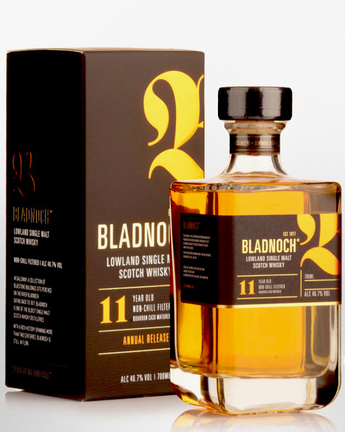 Bottle of Bladnoch 11 Year Old 700ml Lowland single malt Scotch whisky