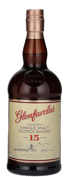 Glenfarclas 15 Year Old Single Malt Scotch Whisky 700ml (No Box)