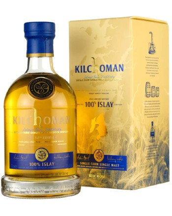 Bottle of Kilchoman 100% Islay 12th Edition single malt Scotch whisky, 700ml