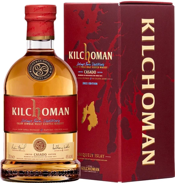 Bottle of Kilchoman Casado 700ml Islay single malt Scotch whisky