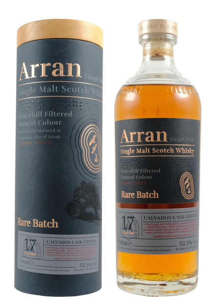 Bottle of Arran 17 Year Cavados Single Malt Scotch Whisky 700ml