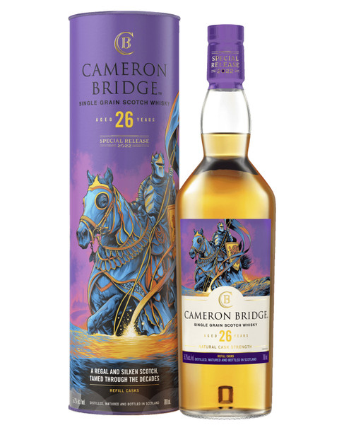 Bottle of Cameron Bridge 26 Year Old Special Release 2022 Scotch Whisky, 700ml