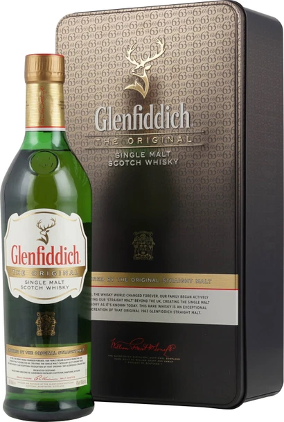 Bottle of Glenfiddich Original 1963 Speyside single malt Scotch whisky, 700ml