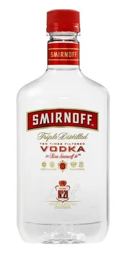 Smirnoff Red Vodka 200ml bottle, the world's No. 1 vodka