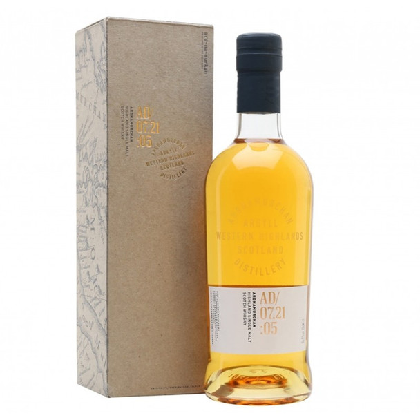 Bottle of Ardnamurchan Single Malt AD/07.21:05 700ml Scotch whisky