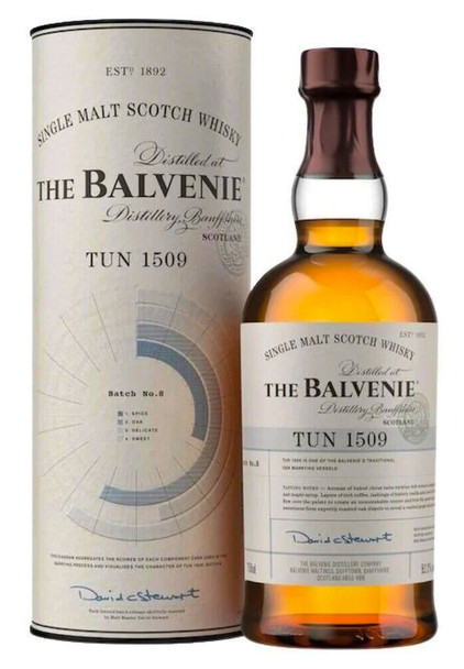 Bottle of The Balvenie Tun 1509 Batch No.8 single malt whisky, 700ml