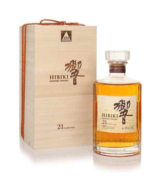 Hibiki 21 Year Old Mizunara Oak 100th Anniversary Limited Edition Release 700ml bottle