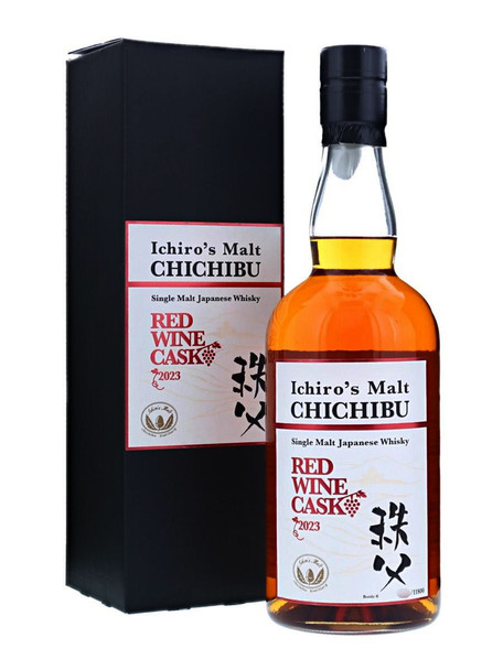 Bottle of Ichiro's Malt Chichibu Red Wine Cask 2023 Japanese whisky, 700ml