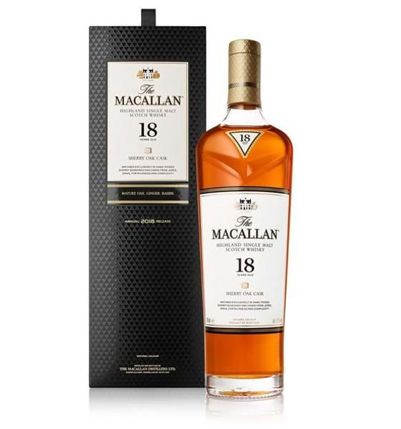 Macallan 18 Year Old Sherry Oak 700ml