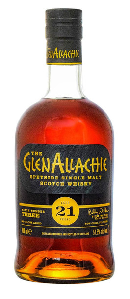 Bottle of Glenallachie 21 YO Batch #3 700ml single malt Scotch whisky