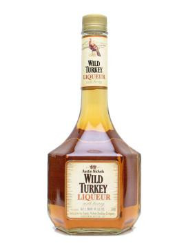 Bottle of Wild Turkey Liqueur, a honey bourbon cordial, 750ml