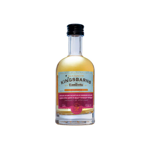50ml bottle of Kingsbarns Balcomie Sherry Cask Matured single malt Scotch whisky