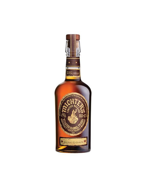 Bottle of Michter's Limited Release Toasted Barrel Finish Sour Mash whiskey, 700ml
