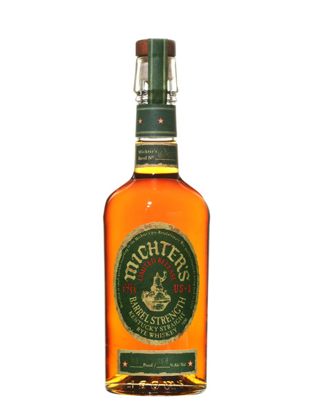 Bottle of Michter's Limited Release Barrel Strength Rye Whiskey, 700ml, 55.4% ABV
