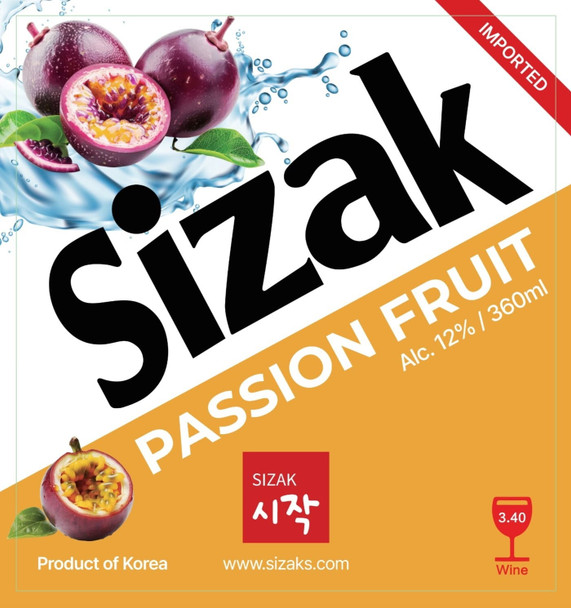 Sizak Passionfriut Soju 360ml
