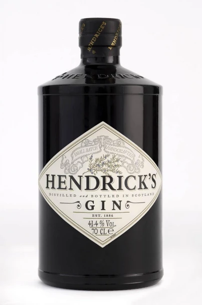 Hendrick's Gin 700ml apothecary-style bottle from Girvan, Scotland