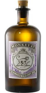 Monkey 47 Gin 50ml bottle, a Black Forest dry gin with 47 botanicals