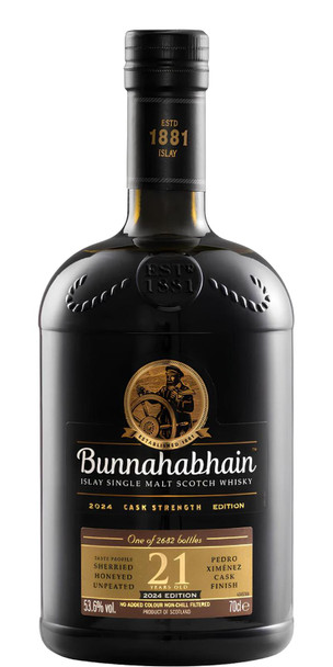 Bunnahabhain Cask Strength 21YO 700ml