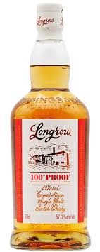 Bottle of Longrow 100 Proof Pinot Noir Cask Finish single malt Scotch, 700ml, 57.1% ABV