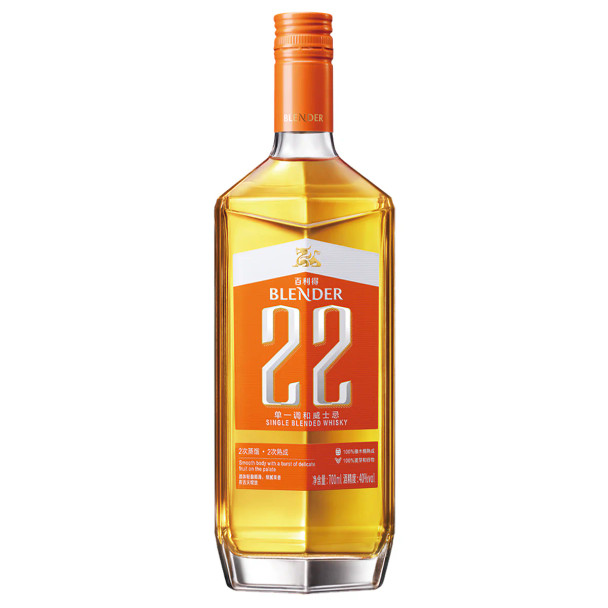 Bottle of Laizhou Blender 22 Blended Whisky, 700ml