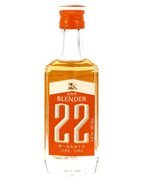 Laizhou Blender 22 Whisky 50ml miniature bottle