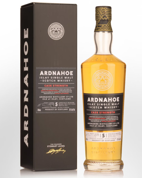 Ardnahoe 5 Year Old Cask Strength 700ml