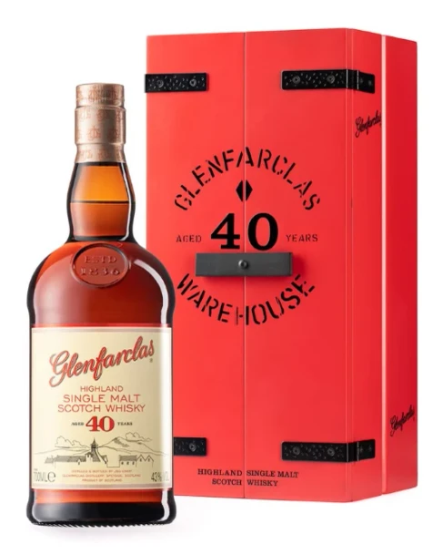 Bottle of Glenfarclas 40 Year Old Single Malt Scotch Whisky, 700ml, 43% ABV