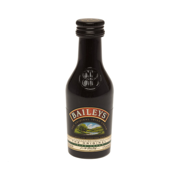 Baileys Original Irish Cream liqueur in a 50ml mini bottle