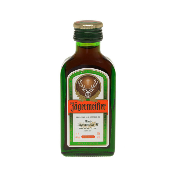 Jägermeister 40ml mini bottle of German herbal liqueur